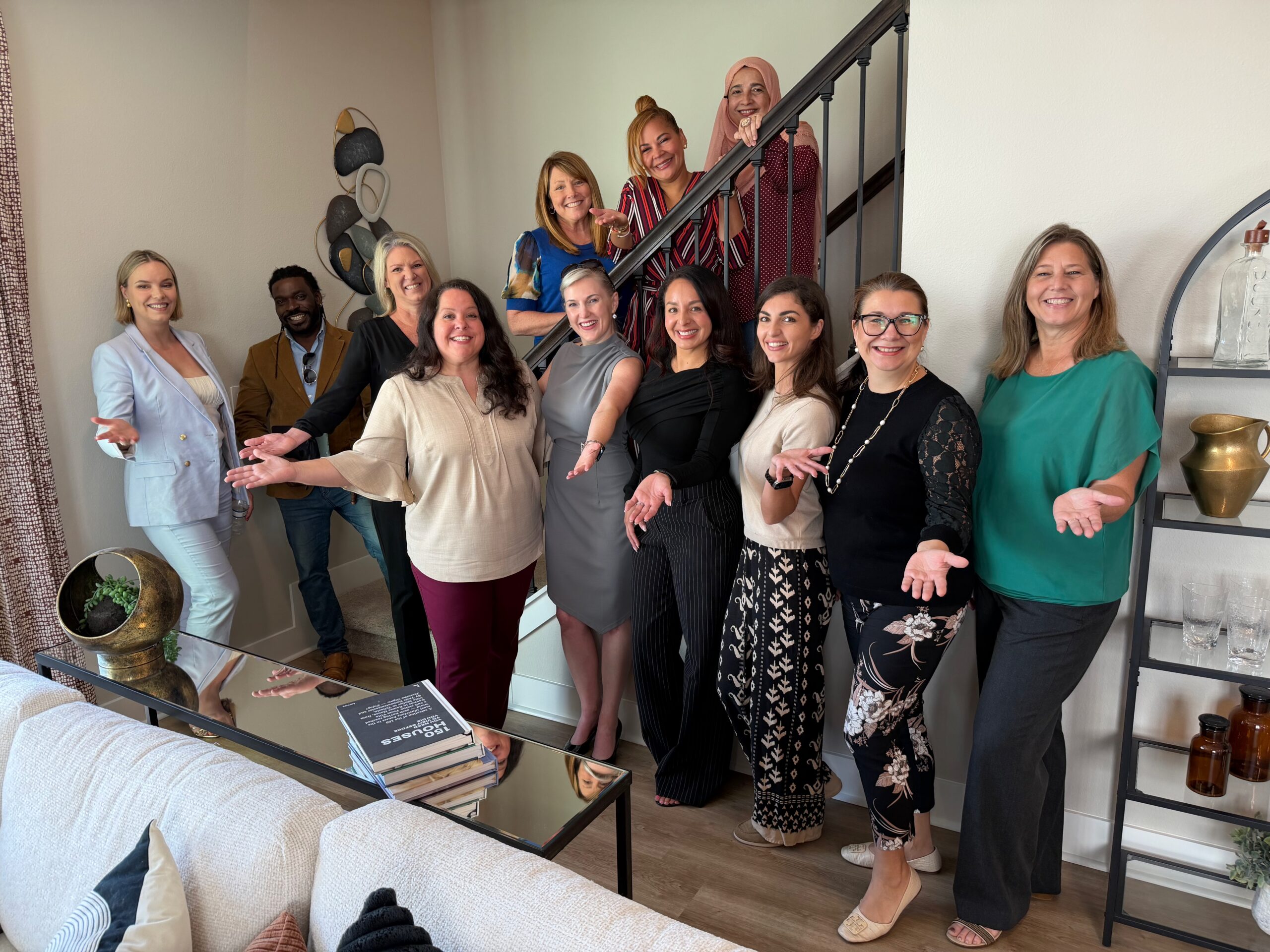 Real-estate professionals at a class taught by Natallia Mann in a Central Florida model home